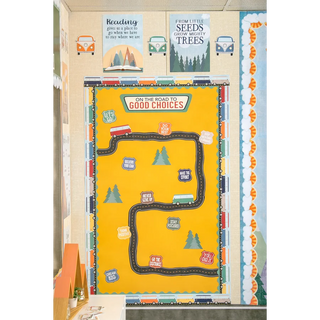 Moving Mountains Road Trip Camper Vans Straight Border Trim