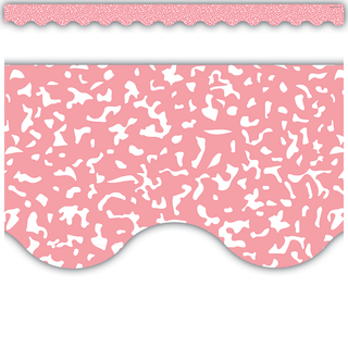 Composition Pink Scalloped Border Trim