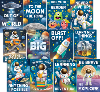 Outer Space Crew Small Poster Pack
