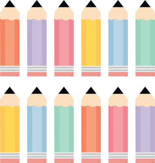 Cool for School Pencils Accents