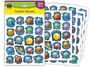 Positive Planets Stickers