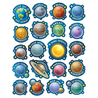 Positive Planets Stickers