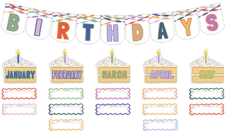 Color Crush Birthdays Mini Bulletin Board