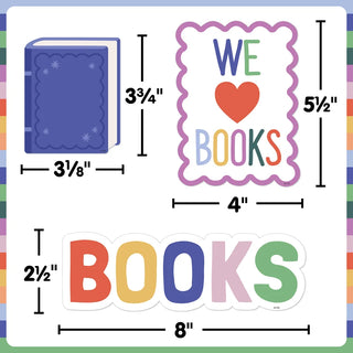 Color Crush Cool Kids Read Books Mini Bulletin Board