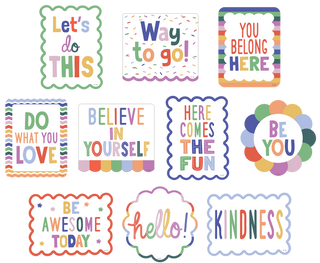 Color Crush Positive Sayings Accents
