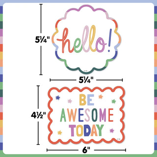Color Crush Positive Sayings Accents