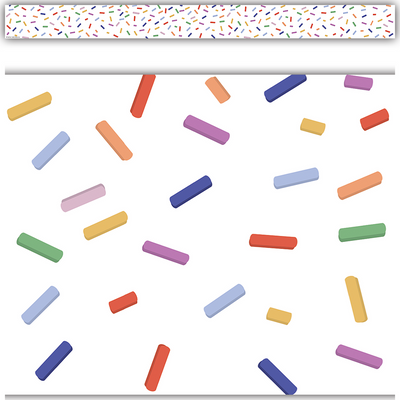 Color Crush Sprinkles Straight Border Trim