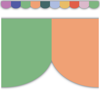 Color Crush Scalloped Die-Cut Border Trim