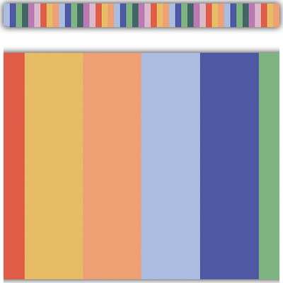 Color Crush Stripes Straight Border Trim