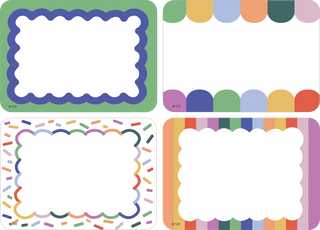 Color Crush Name Tags/Labels - Multi-Pack