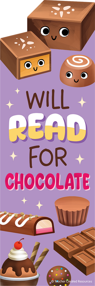 Chocolate Smelly Bookmarks