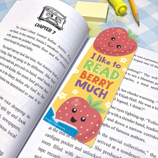 Strawberry Smelly Bookmarks