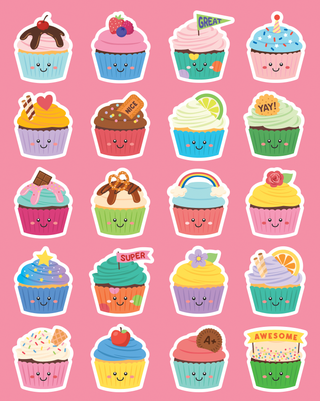 Cupcake Smelly Stickers