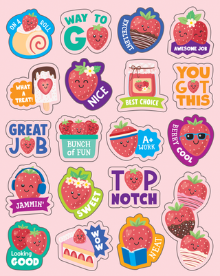 Strawberry Smelly Stickers