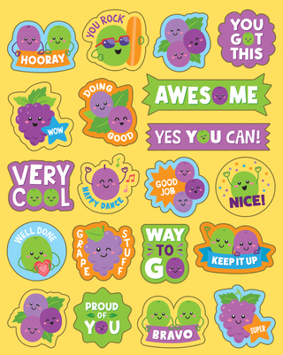 Grape Smelly Stickers
