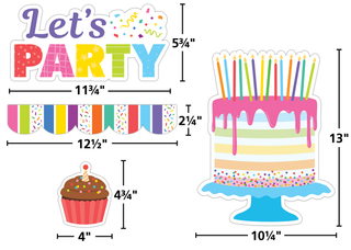 Colorful Happy Birthday Create & Decorate Quick Kit