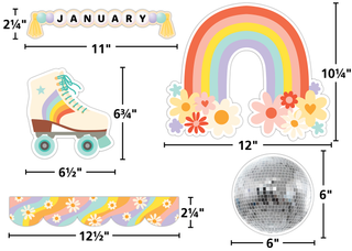 Roller Disco Birthday Create & Decorate Quick Kit