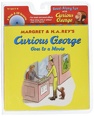 CURIOUS GEORGE GOES TO THE MOVIES BOOK & CD (D)