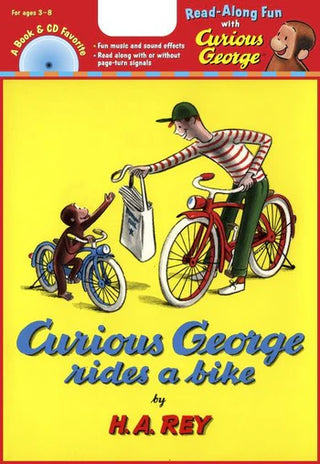 CURIOUS GEORGE RIDES HIS BIKE BOOK & CD