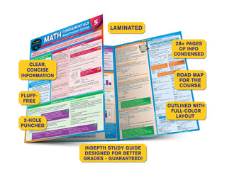 QuickStudy | Math Fundamentals 5: Word Problem Solving Laminated Study Guide