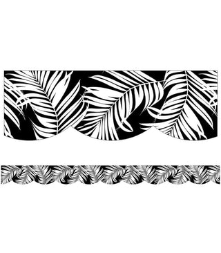 SIMPLY BOHO BLACK & WHITE LEAVES (DISC)