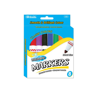 Washable Markers Broad Line Jumbo 8 Color