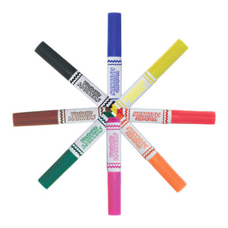 Classroom Pack Washable Markers Broad Line Jumbo 8 Color (200/Pack)