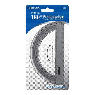 PROTRACTOR SEMICIRCULAR 6"