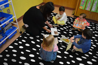 Black And White Spotty Rug By Schoolgirl Style