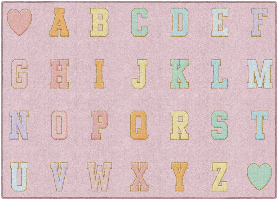 Pink Rug Alphabet Pink Pastel Alphabet Criss Cross Applesauce Rug | By Schoolgirl Style ...