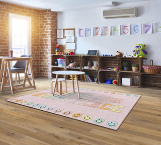 This Is Our Happy Place On Pink Rug By Schoolgirl Style
