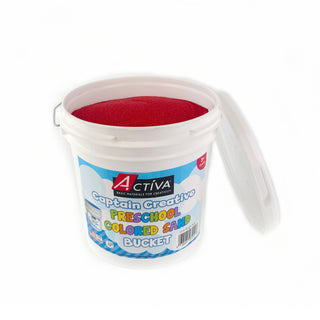 Preschool Colored Sand Buckets 12lbs