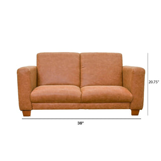 As We Grow Modern Chair and Sofa Set- Distressed Brown