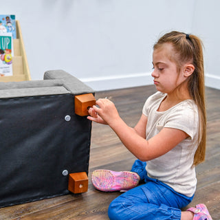 As We Grow Modern Chair- Distressed Gray