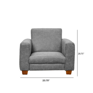 As We Grow Modern Chair and Sofa Set- Distressed Gray