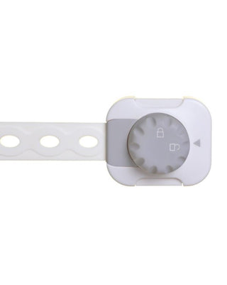 Twist ’N Lock® Multi-Purpose Adjusta-Latch- 6 pack, White / Grey