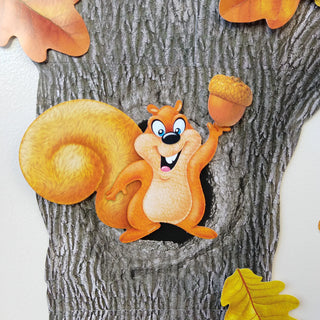 Nuts About Fall Door Décor DIY