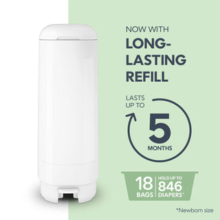 Diaper Genie® Signature Pail -  With Starter Refill