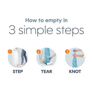 Diaper Genie® Signature Pail -  With Starter Refill