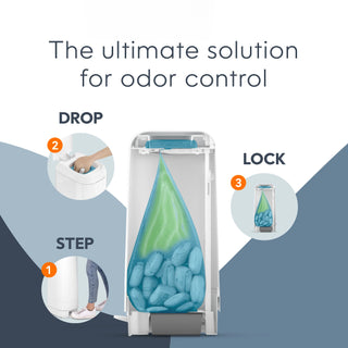 Diaper Genie® Signature Pail -  With Starter Refill