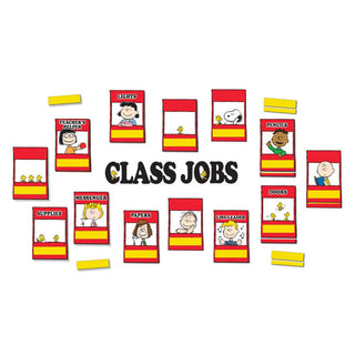 Peanuts Class Jobs Mini Bulletin Board Sets