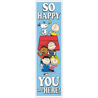 Peanuts So Glad You Are Here! Banners - Vertical