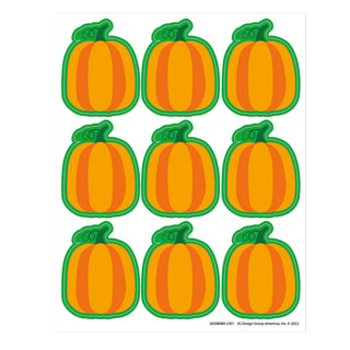 Fall Pumpkin Giant Stickers