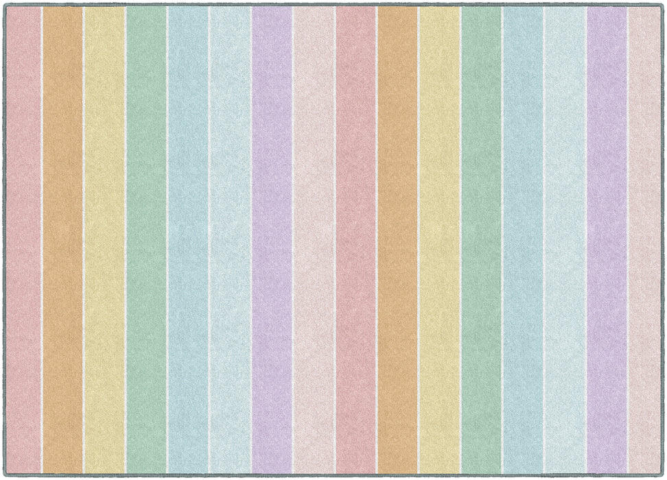 Pastel Color Rug Pastel Rainbow Stripe Rug | By Schoolgirl Style — CM School Supply
