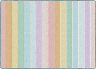 Pastel Rainbow Stripe Rug