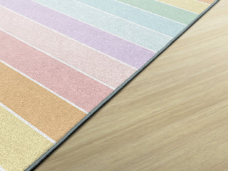 Pastel Rainbow Stripe Rug By Schoolgirl Style