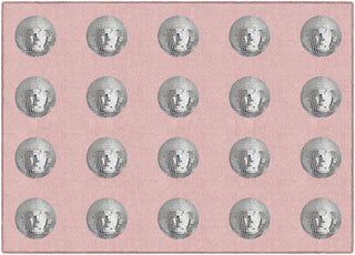 Blush Disco Ball Criss Cross Applesauce Rug