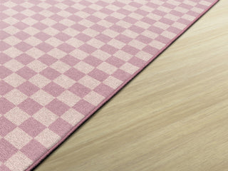Blush Checkerboard Rug By Schoolgirl Style