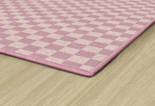 Blush Checkerboard Rug By Schoolgirl Style