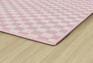 Pink Checkerboard Rug By Schoolgirl Style